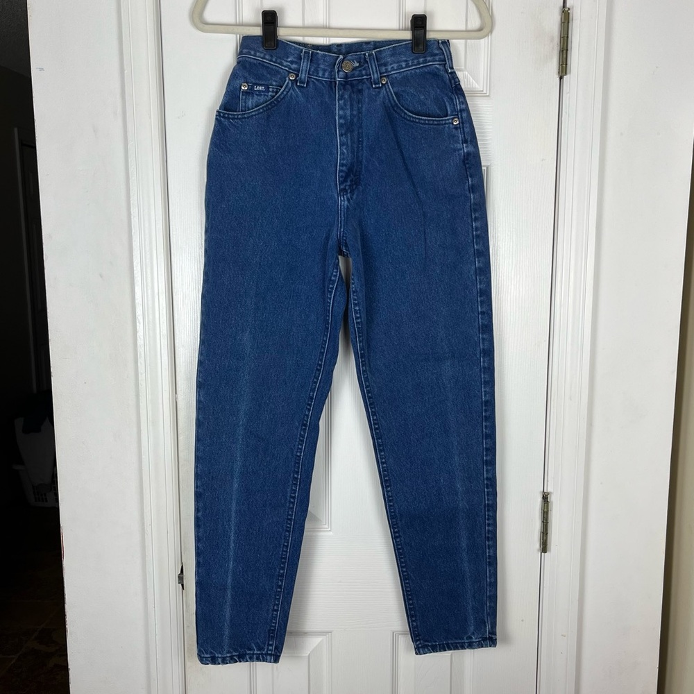 Lee 80’s Vintage Union Made High Waisted Tapered Leg Mom Jeans